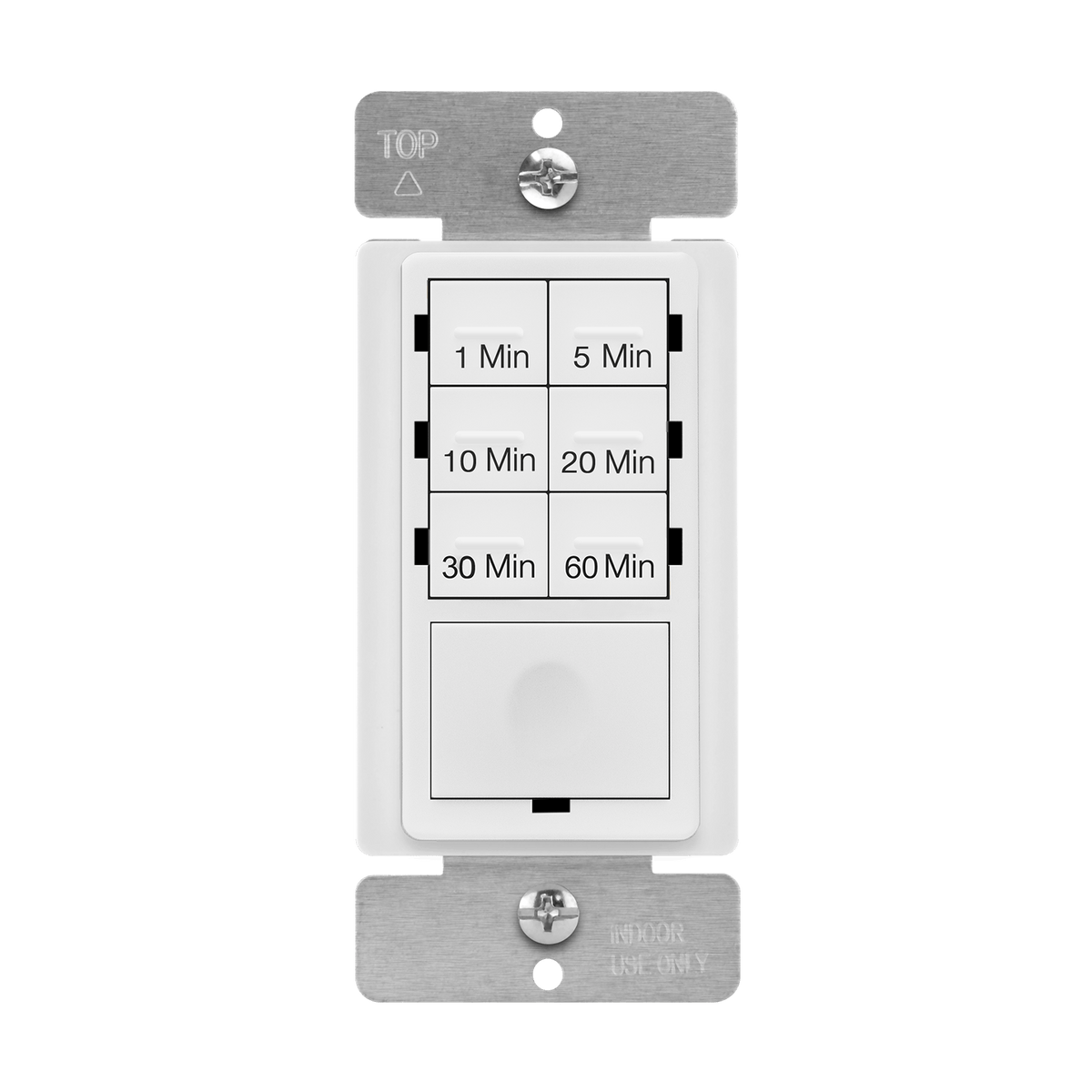 Enerlites HET06-J6-W - 60 Minutes 7-Button Preset Countdown Timer Switch - White