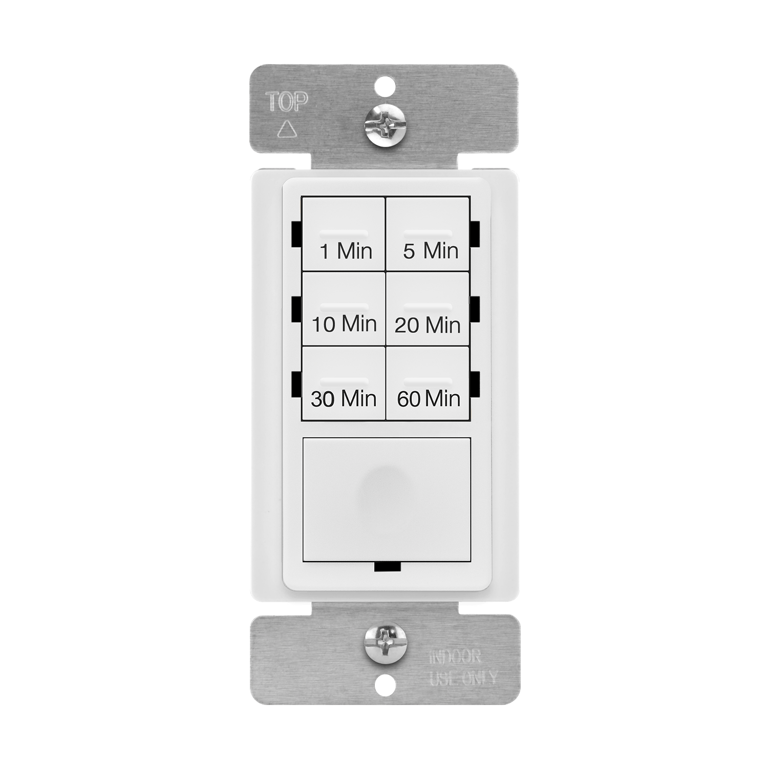 Enerlites HET06-J6-W - 60 Minutes 7-Button Preset Countdown Timer Switch - White