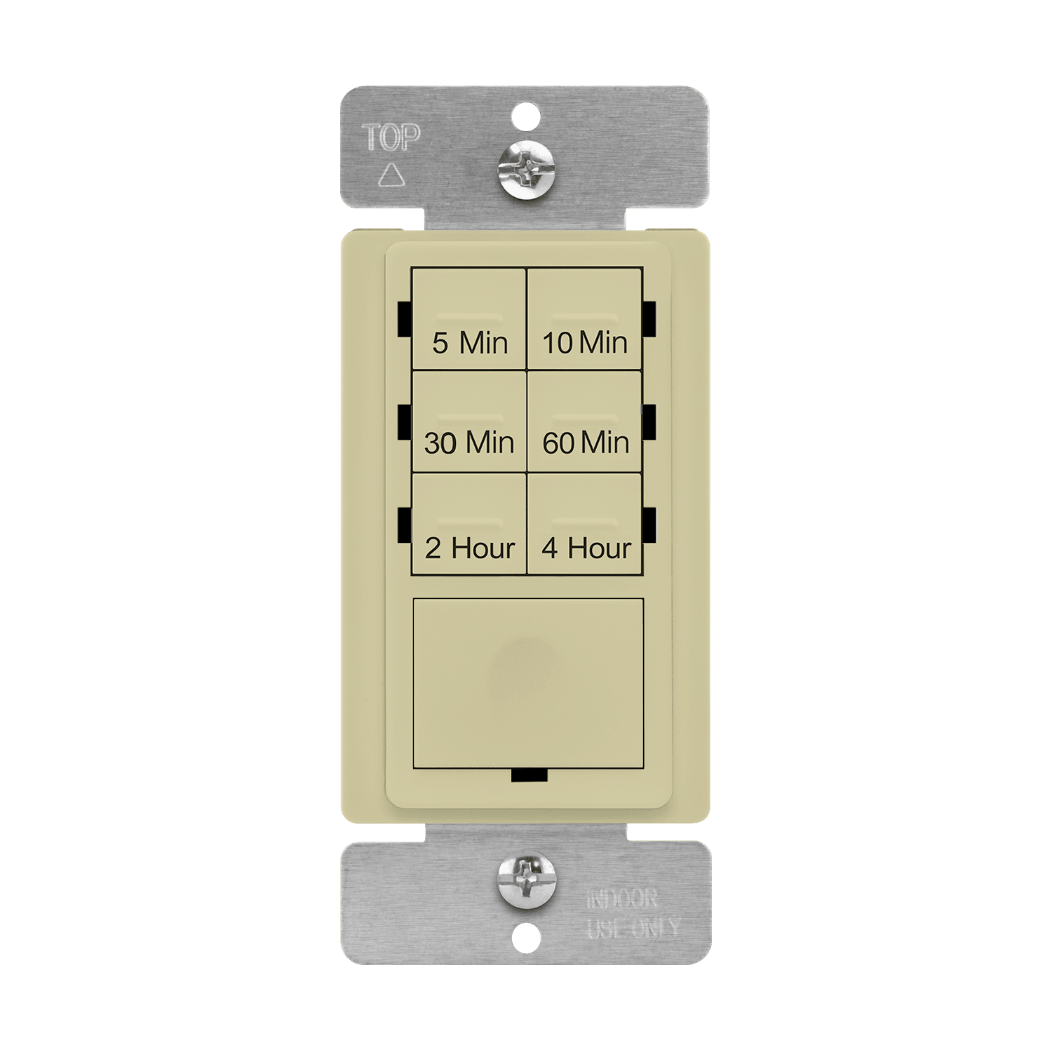 Enerlites HET06-R-I - 4-Hour 7-Button Preset Countdown Timer Switch - Ivory