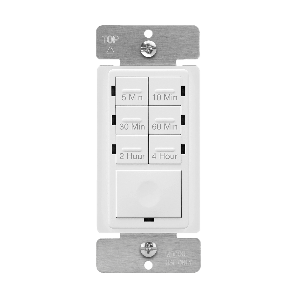 Enerlites HET06-J-W - 4-Hour 7-Button Preset Countdown Timer Switch - White