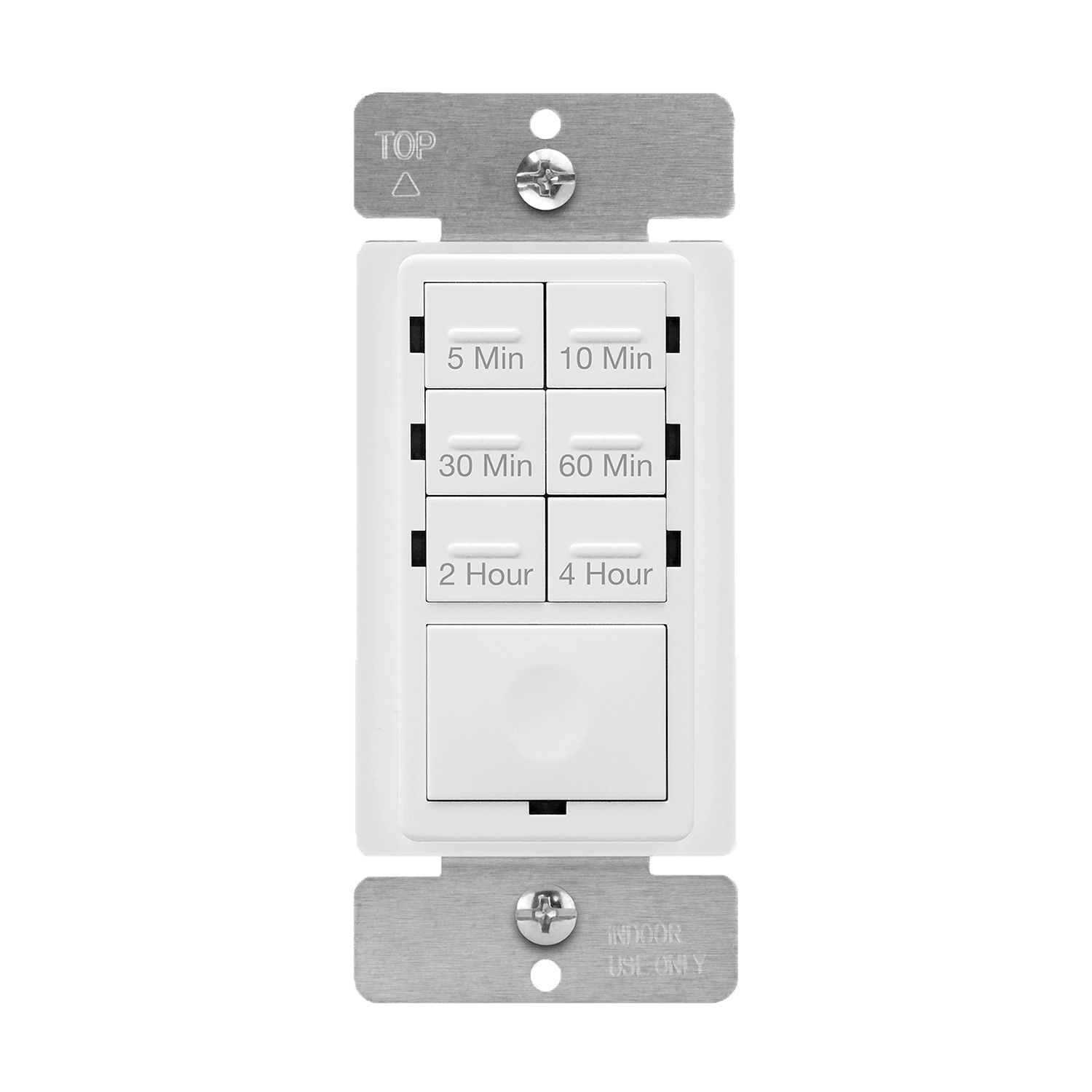 Enerlites HET06-J-W - 4-Hour 7-Button Preset Countdown Timer Switch - White