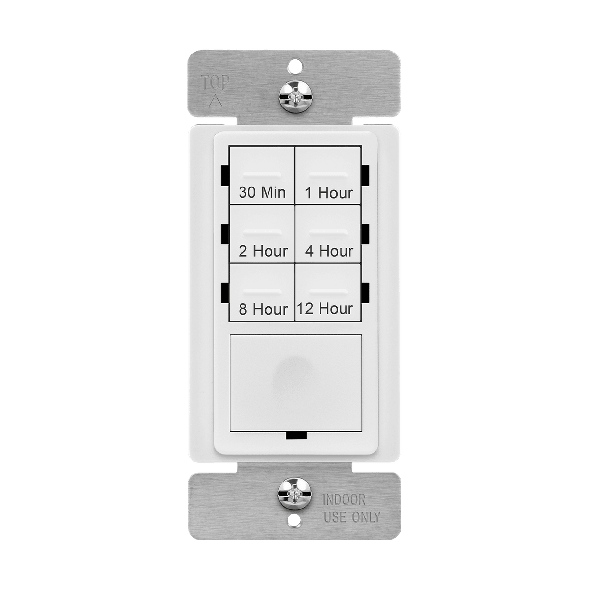 Enerlites HET06-12-W - 12 Hour 7-Button Preset Countdown Timer Switch - White