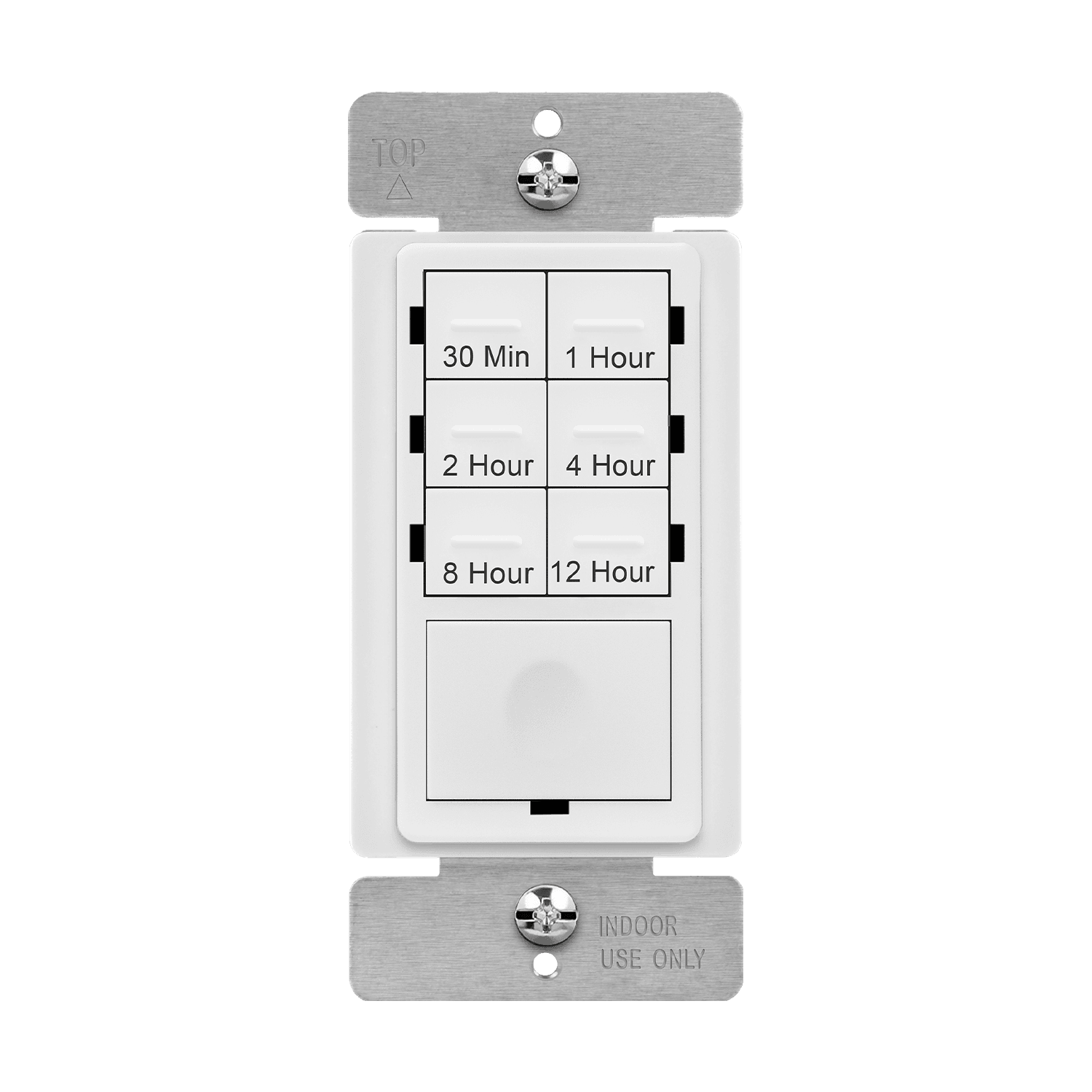 Enerlites HET06-12-W - 12 Hour 7-Button Preset Countdown Timer Switch - White