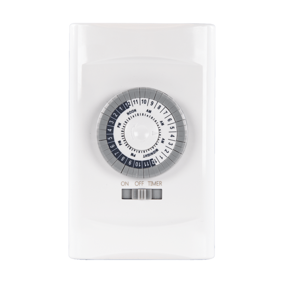 Enerlites HMT01N-W - 24-Hour Mechanical In-Wall Timer Switch - White