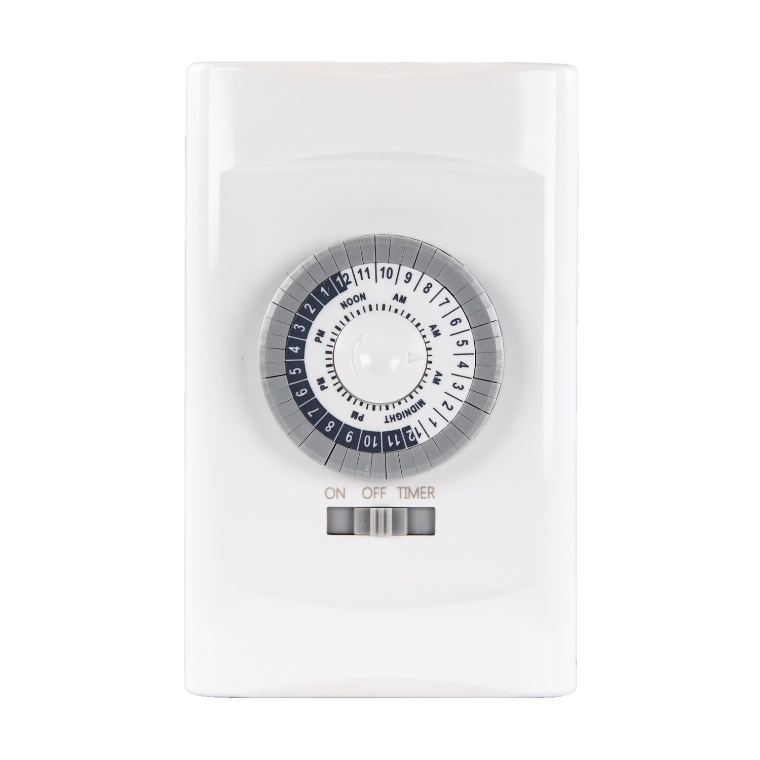 Enerlites HMT01N-W - 24-Hour Mechanical In-Wall Timer Switch - White