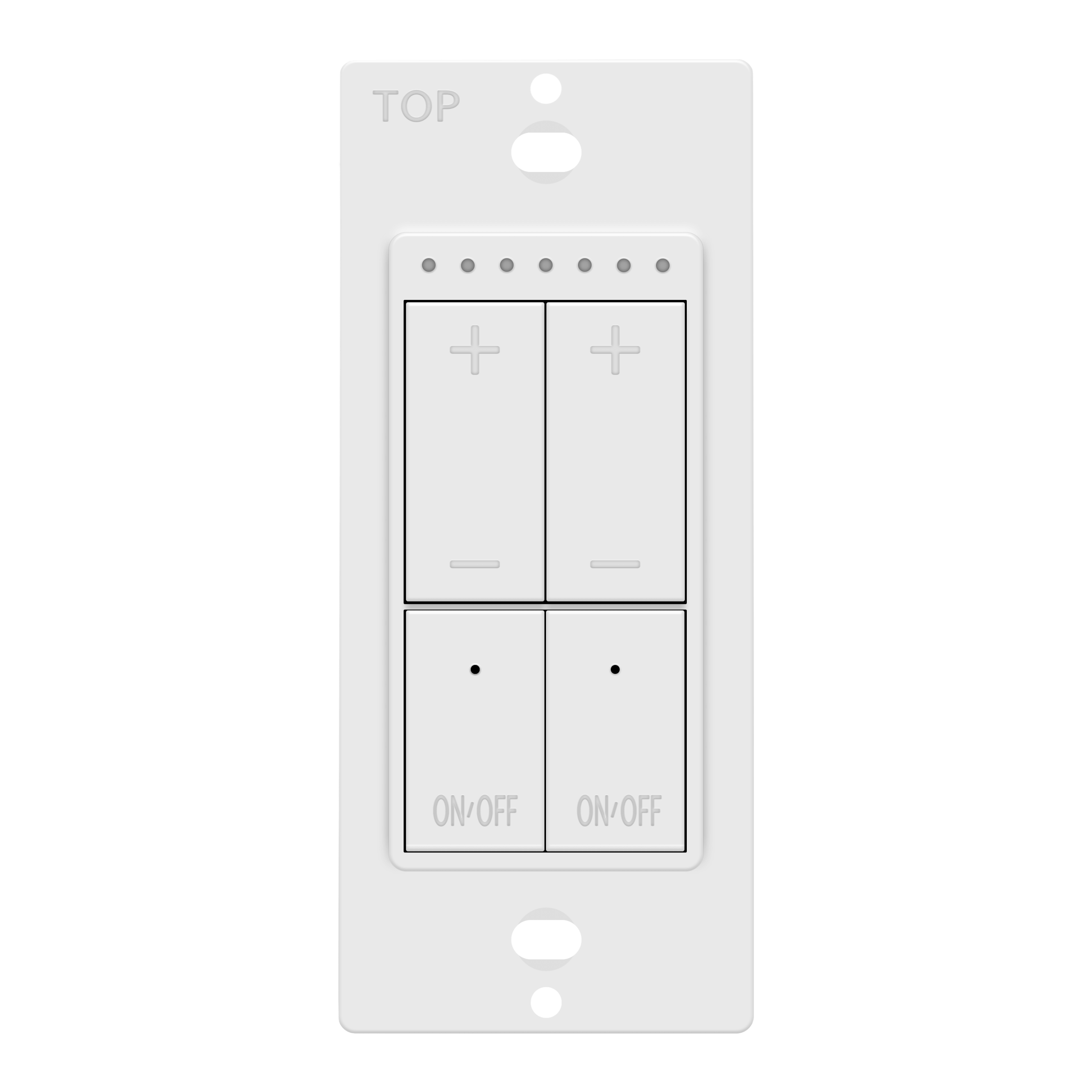 Enerlites LVD-102-W - Low Voltage Dimmer Switch - White