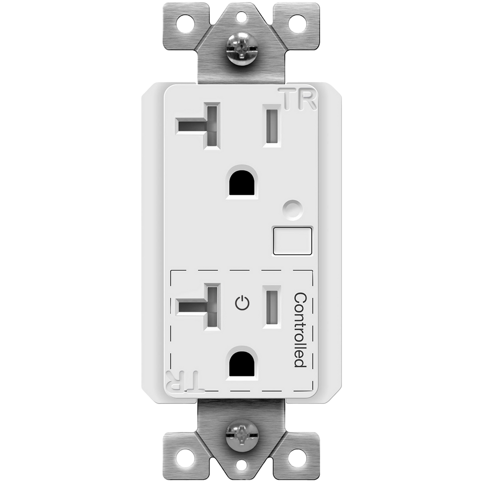 Enerlites PL20R-W - Plug Load Control Receptacle - White