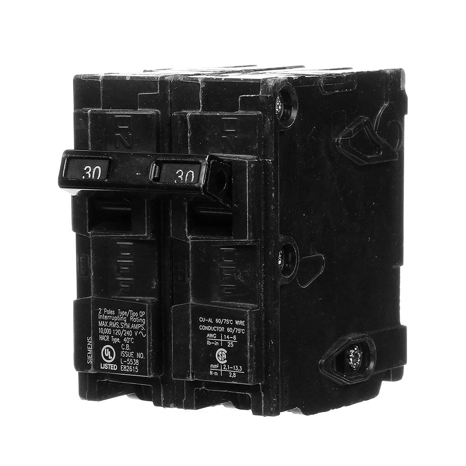 Siemens Q230 – 30A Amp Double Pole Circuit Breaker – Type QP
