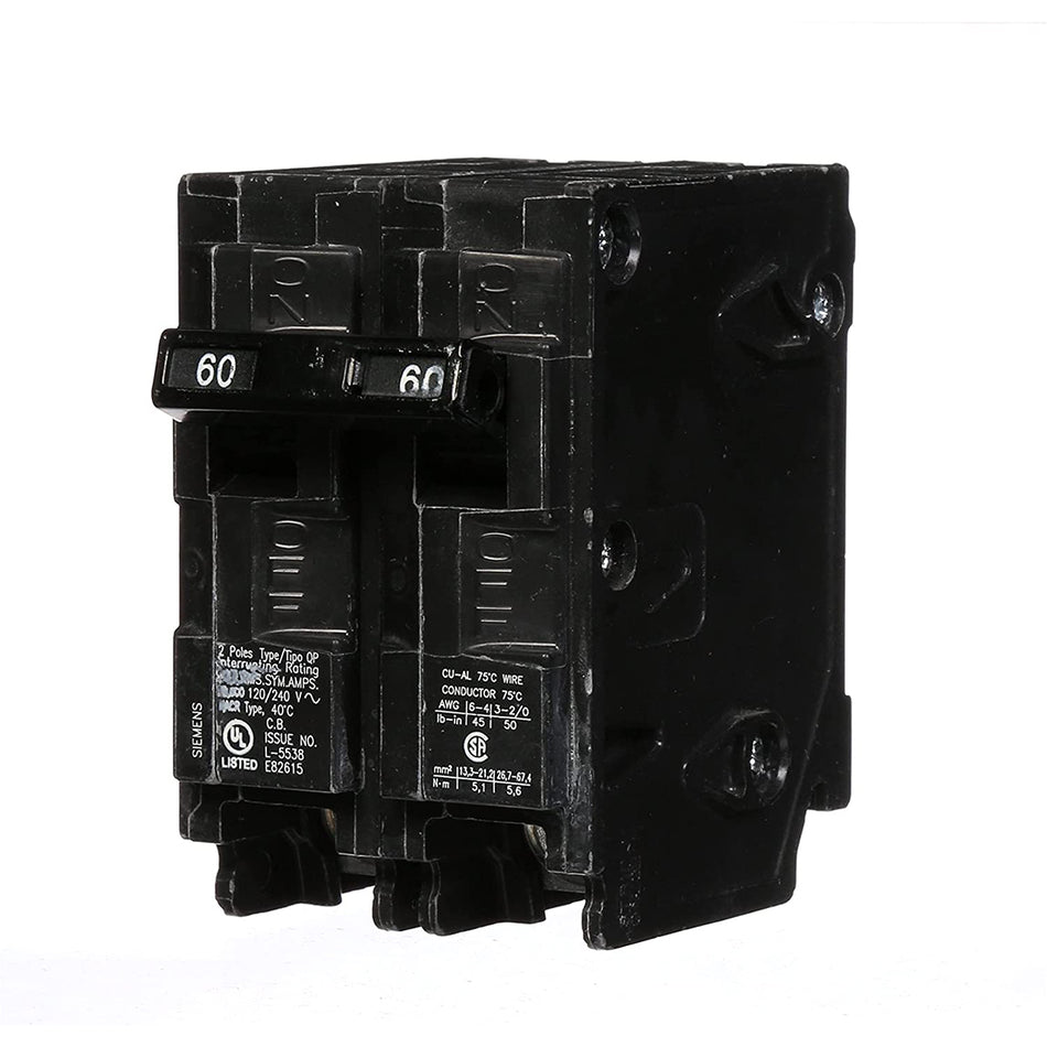 Siemens Q260 – 60A Amp Double Pole Circuit Breaker – Type QP
