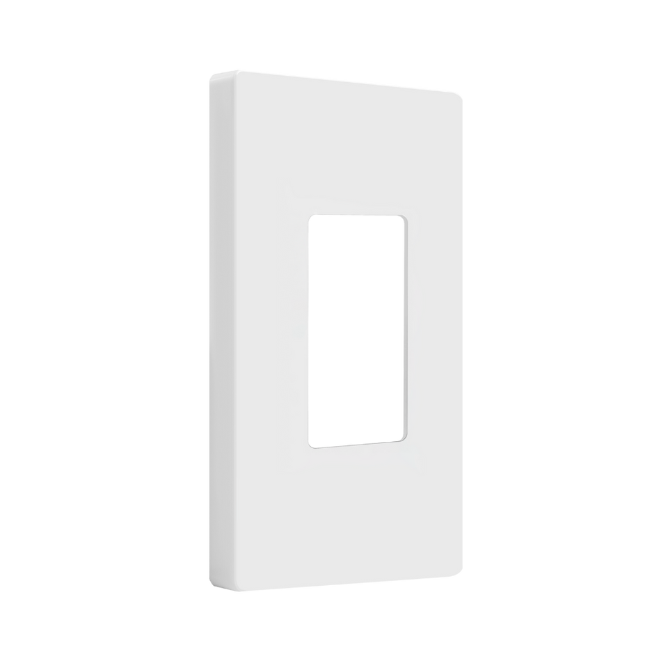 Enerlites SI8831-W – Screwless Decorator / GFCI Wall Plate – 1 Gang White