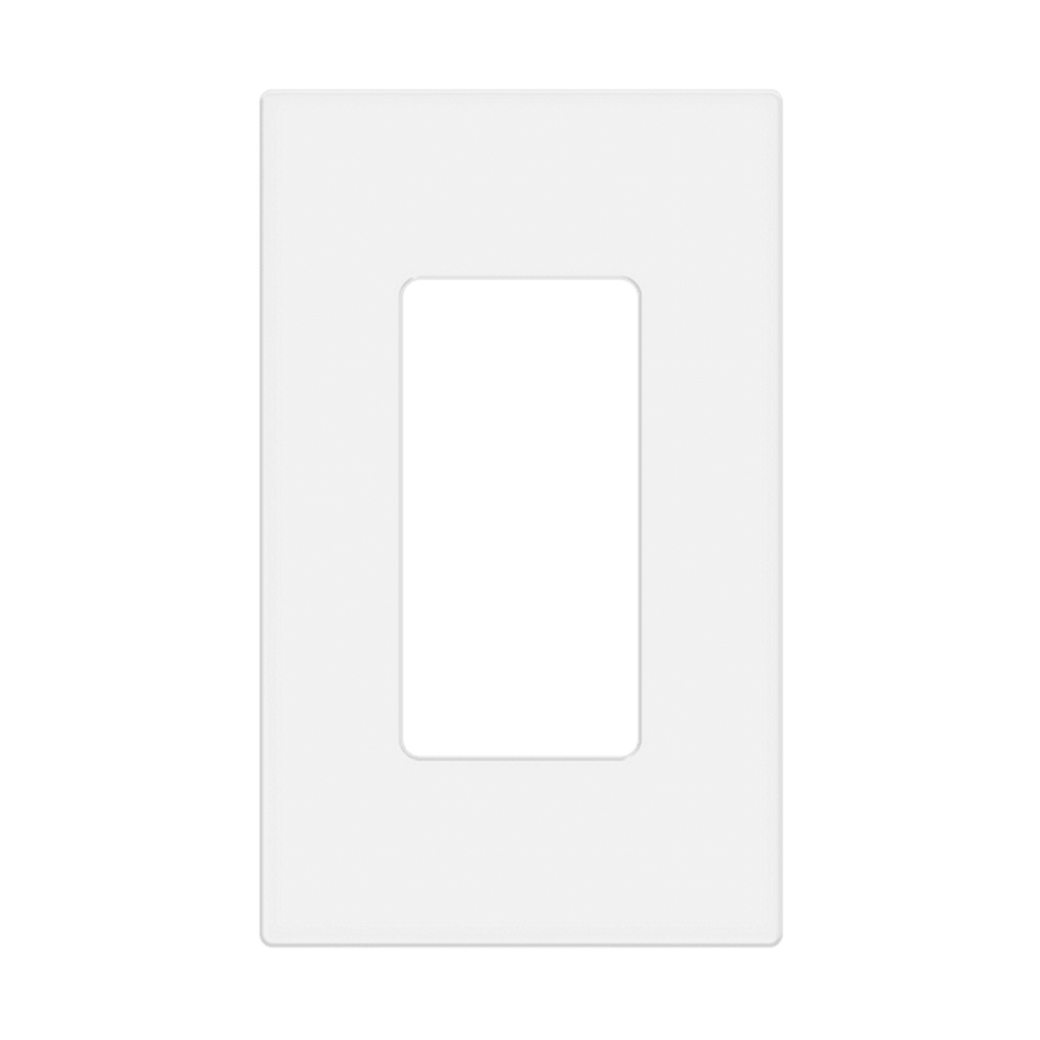 Enerlites SI8831-W – Screwless Decorator / GFCI Wall Plate – 1 Gang White